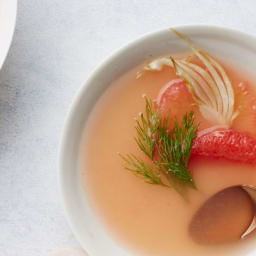Grapefruit and Fennel Consommé