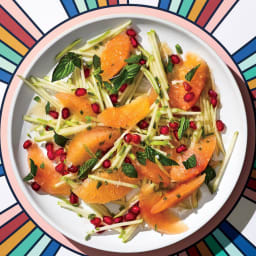 Grapefruit, Apple, and Pomegranate Salad