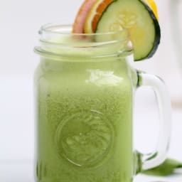 grapefruit ginger citrus green smoothie