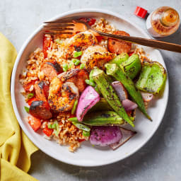 Grilled Cajun Jambalaya