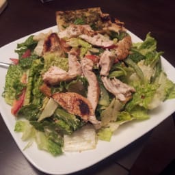 Grilled chicken Caesar salad