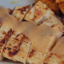 Grilled Chicken with Mustard Sauce