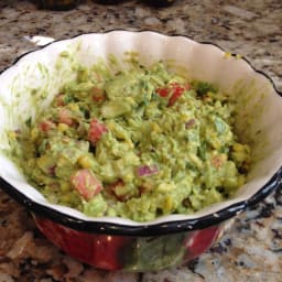 Grilled Corn Guacamole