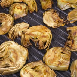 Grilled Garlic Artichokes