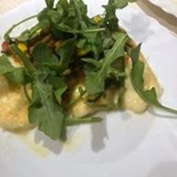 Grilled Halloum with Mango Virgin Sauce