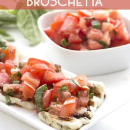 Grilled Halloumi Bruschetta