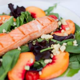 Grilled Salmon Summer Salad