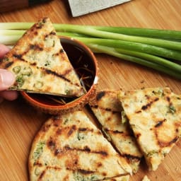 Grilled Scallion Pancakes