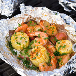 Grilled Shrimp Boil Packets