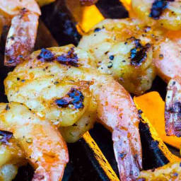 Grilled Shrimp with Honey Garlic Sauce