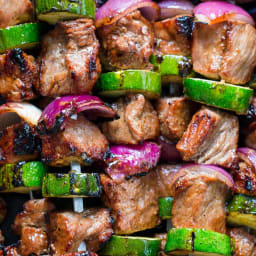 Grilled Steak Kebabs