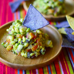 Grilled Sweet Corn Guacamole