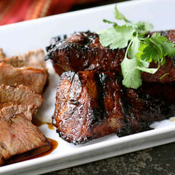 Grilled Tri-Tip Steak with Molasses Chili Marinade Recipe