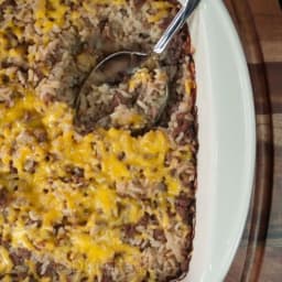 Ground Beef And Rice Casserole