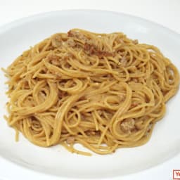 Ground Pork Carbonara