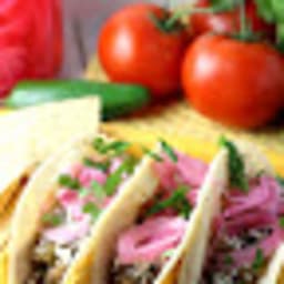 Ground Pork Carnitas Tacos