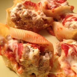 Ground Turkey Stuffed Shells