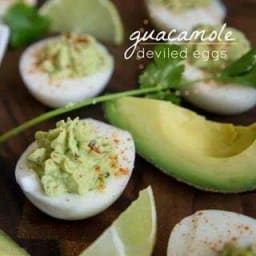 Guacamole Deviled Eggs