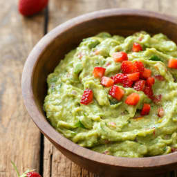 Guacamole with Strawberries & Habanero