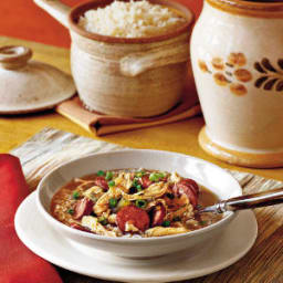 Gumbo (sausages and chicken)