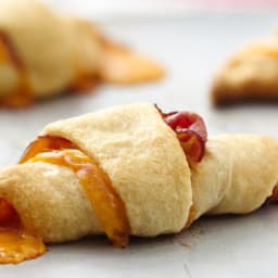 Ham and Cheese Crescent Roll-Ups