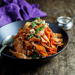 Harissa Carrot salad with Feta cheese