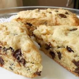 Hazelnut Chocolate Chip Scones