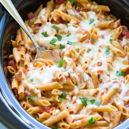 Healthier Slow Cooker Baked Ziti