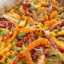 Healthy Chicken Fajita Bake