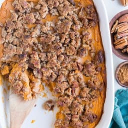 Healthy Paleo Sweet Potato Soufflé