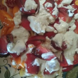 Heirloom Tomatoes w/Blue Cheese Dressing