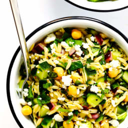 Herb-Lovers Lemony Orzo Salad