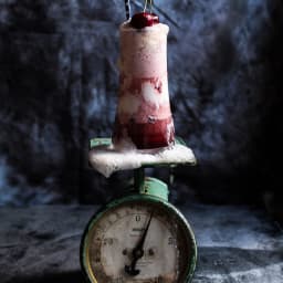 Hibiscus Cherry and Ginger Beer Ice Cream Floats.