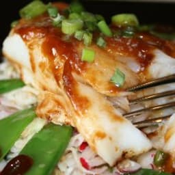 Hoisin-Glazed Seabass