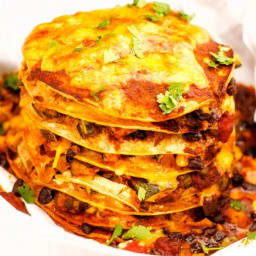 Veggie Tortilla Casserole (Vegetarian, Gluten Free)