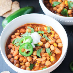 Chickpea White Chili