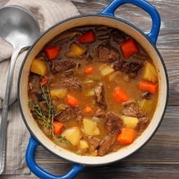 Homemade Apple Cider Beef Stew