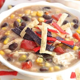 Homemade Chick-fil-A Chicken Tortilla Soup