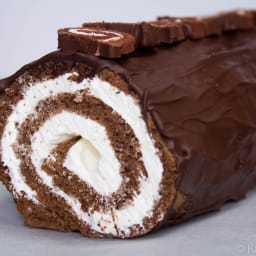 Homemade Giant Ho Ho Cake
