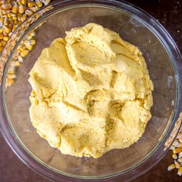 Homemade Masa Dough Using Yellow Field Corn