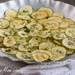 Homemade Ranch Zucchini Chips