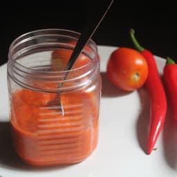 Homemade Red Chilli Sauce Recipe