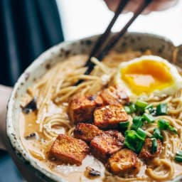 Homemade Spicy Ramen with Tofu