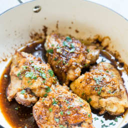 HONEY GARLIC CHICKEN THIGHS