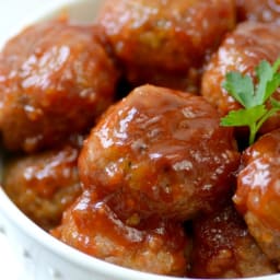 Honey Garlic Party Meatballs