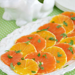 Honey Mint Orange Slices