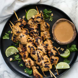 Honey Peanut Chicken Satay
