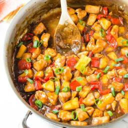 Honey Pineapple Teriyaki Chicken Skillet