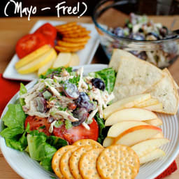 Honey Roasted Chicken Salad (Mayo Free!)