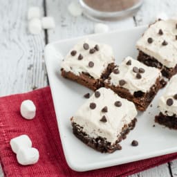 Hot Cocoa Brownies